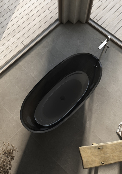 Ванна из полиэфирной смолы Abber 150x75 см AT9701Onyx-1.5