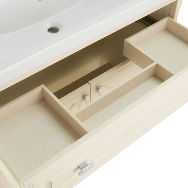 Комплект мебели для ванной  Asb-Woodline Монте 1079201 бежевый Комплект мебели для ванной  Asb-Woodline Монте 1079201 бежевый