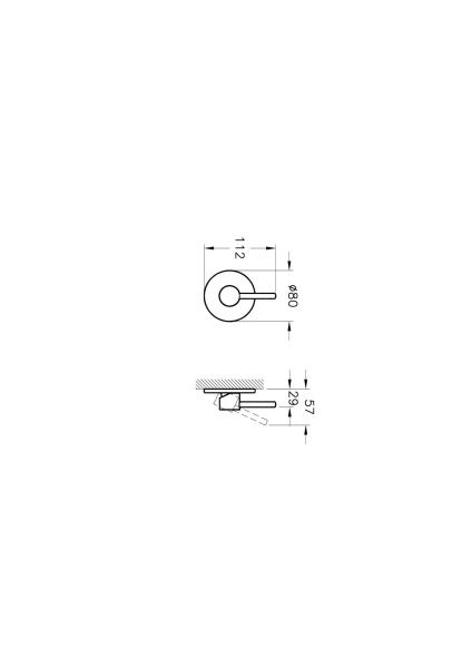 Встроенный смеситель внешняя часть  VitrA Stop valves A41457EXP хром Встроенный смеситель внешняя часть  VitrA Stop valves A41457EXP хром