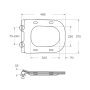 Унитаз подвесной безободковый  BelBagno SELA BB3201CHR-MB черный матовый Унитаз подвесной безободковый  BelBagno SELA BB3201CHR-MB черный матовый