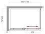 Душевой уголок 80x110 см BelBagno UNO Uno-ah-1-110/80-p-cr хром Душевой уголок 80x110 см BelBagno UNO Uno-ah-1-110/80-p-cr хром