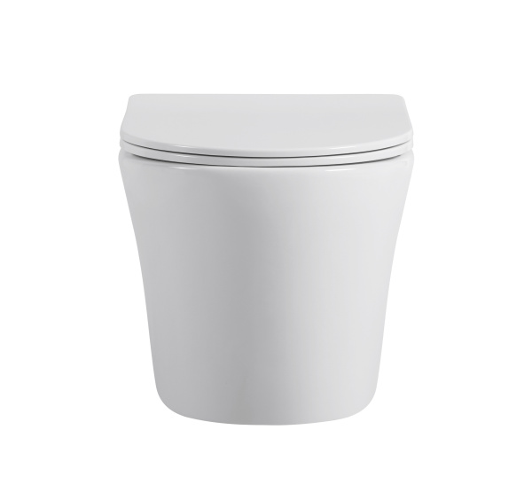 Унитаз подвесной Sapbox Fluso SB7057C1-W безободковый с микролифтом