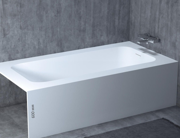 Ванна из литьевого камня Salini Orlanda 190х90 102114G белая глянцевая