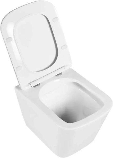 Унитаз BelBagno Due BB3103CHR/SC подвесной безободковый с микролифтом