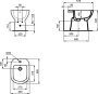 Напольное биде Ideal Standard TEMPO T510201 Напольное биде Ideal Standard TEMPO T510201