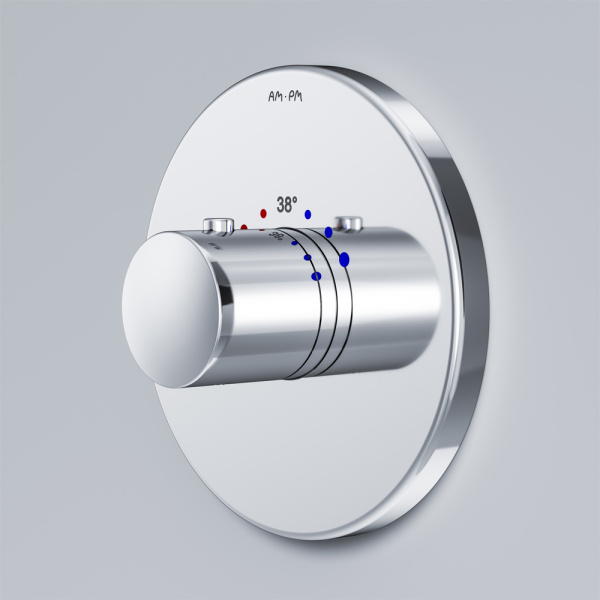 Встраиваемый смеситель с термостатом Am.Pm Like F8075500 хром глянцевый