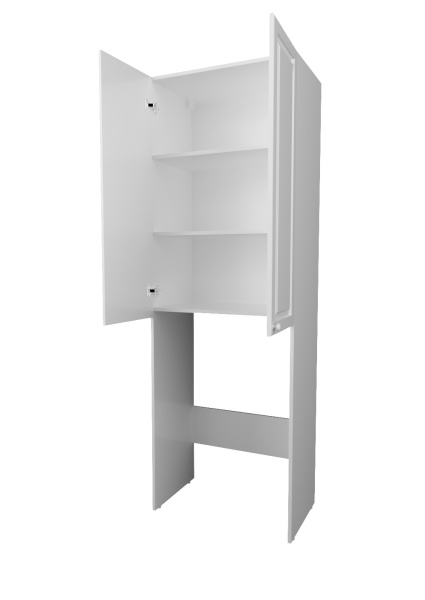 Шкаф 1Marka Wall Classic 67 2д. Белый гля У79534 Шкаф 1Marka Wall Classic 67 2д. Белый гля У79534