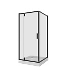 Душевой уголок NIAGARA Nova NG-6801-08 BLACK (90*90*190) квадрат, дверь распашная, 1 место Душевой уголок NIAGARA Nova NG-6801-08 BLACK (90*90*190) квадрат, дверь распашная, 1 место