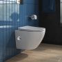 Унитаз подвесной с функцией биде и смесителем  BelBagno UNO BB3105CHR-BS/SC Унитаз подвесной с функцией биде и смесителем  BelBagno UNO BB3105CHR-BS/SC