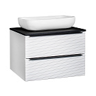 Тумба под раковину Runo Орлеан 70 см 00-00002022 подвесная белая