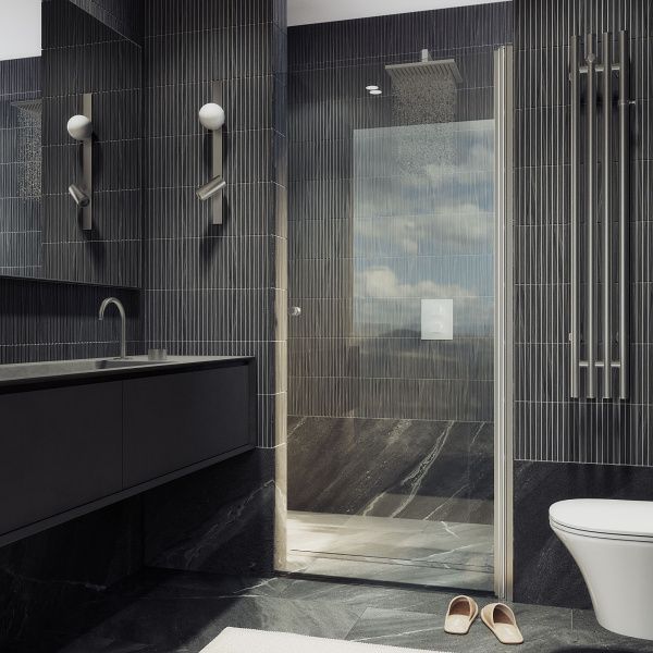 Душевая дверь на монопетле 60x198 см MaybahGlass  MGD-797-5 стекло бесцветное Душевая дверь на монопетле 60x198 см MaybahGlass  MGD-797-5 стекло бесцветное