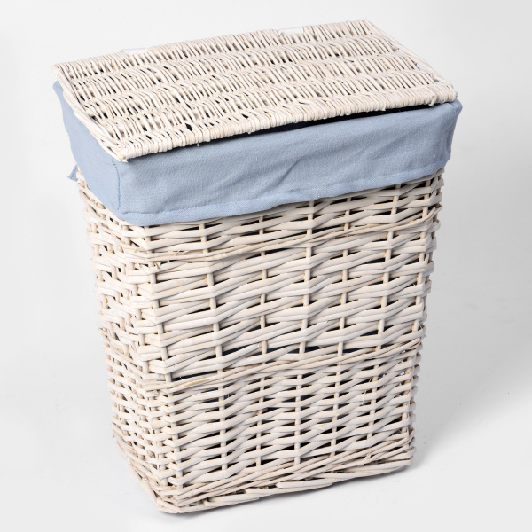 Корзина для белья WasserKRAFT Lippe WB-450-M белая