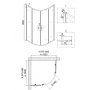 Душевое ограждение 100х100 NIAGARA Nova NG-6607-08 без поддона Душевое ограждение 100х100 NIAGARA Nova NG-6607-08 без поддона