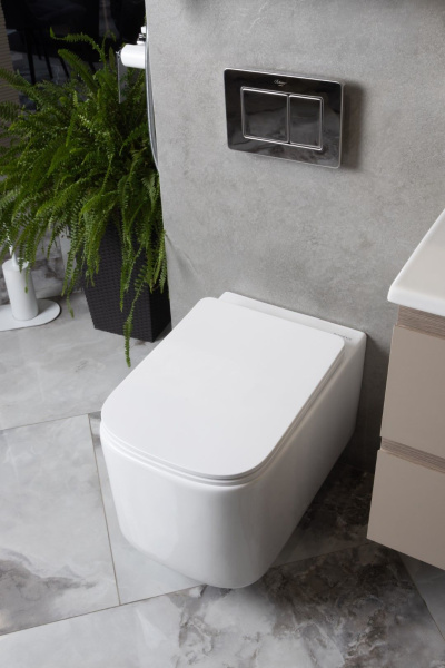 Унитаз Boheme Mane 970-SET-W подвесной с микролифтом