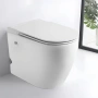 Унитаз приставной импульсного смыва безободковый Cerutti Spa SELLA Pulse CT10198 с сиденьем микролифт Унитаз приставной импульсного смыва безободковый Cerutti Spa SELLA Pulse CT10198 с сиденьем микролифт