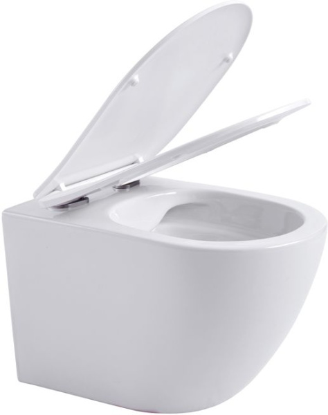Унитаз подвесной Aquanet Cetus W Short безободковый с микролифтом