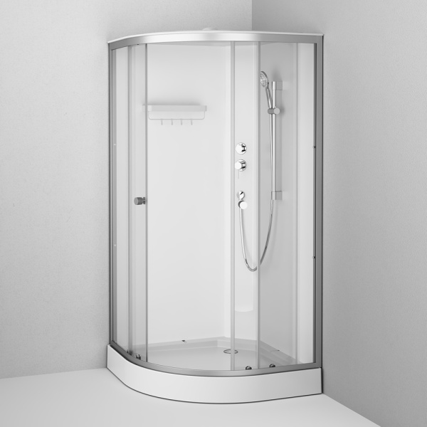 Душевая кабина AM.PM X-Joy 100x100 W94C-401-100MT профиль хром