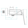 Душевая стойка RGW SP-33W 51140133-03 Душевая стойка RGW SP-33W 51140133-03