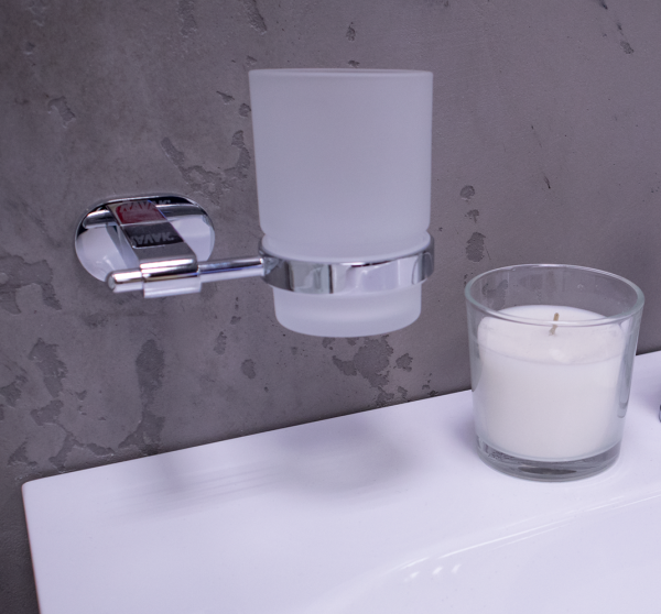 Стакан Ravak Chrome с держателем X07P188 Стакан Ravak Chrome с держателем X07P188