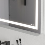 Зеркало Am.Pm Gem 65 см M91AMOX0651WG с подсветкой серебро