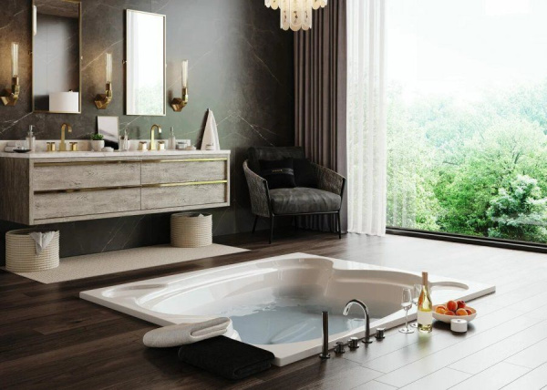 Ванна акриловая Vagnerplast Helios 195x170 VPBA197HEL2X-04