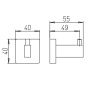Крючок для халата PAINI Dax-daxr 84CR011 хром Крючок для халата PAINI Dax-daxr 84CR011 хром