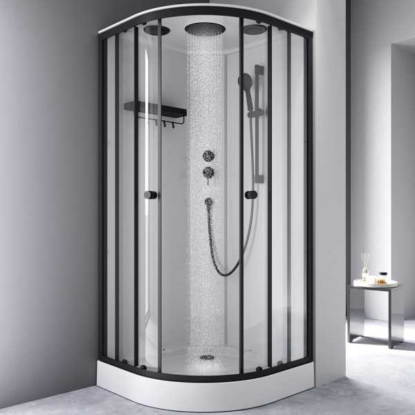 Душевая кабина AM.PM X-Joy 90x90 W94C-401-090BT профиль черный