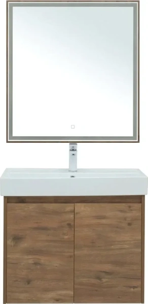Тумба под раковину Aquanet Nova Lite 70 см 00298852 подвесная дуб рустикальный