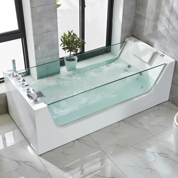 Ванна акриловая Ceruttispa 180x80 C-453A с гидромассажем