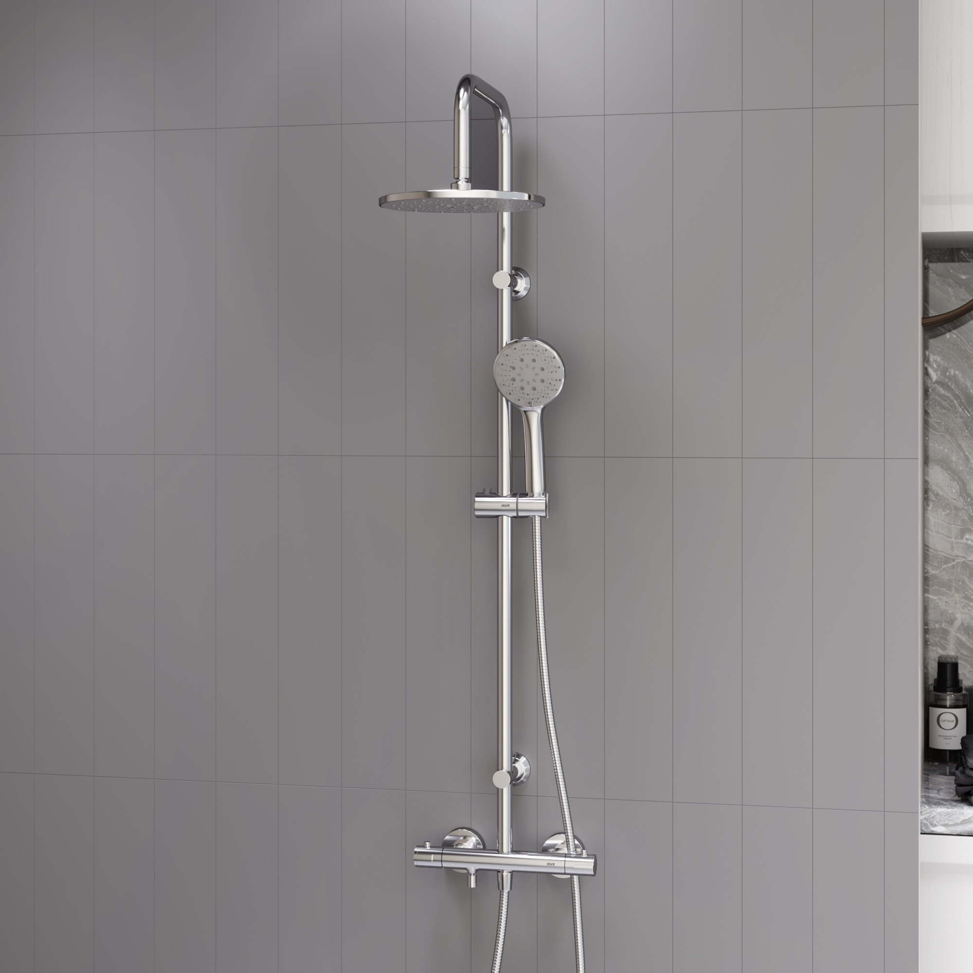 Душевая стойка Dorff Futura D0710500 хром глянцевый