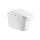 Подвесной безободковый унитаз Cerutti SPA AMI Aria CT8780 с быстросъемным сиденьем микролифт Подвесной безободковый унитаз Cerutti SPA AMI Aria CT8780 с быстросъемным сиденьем микролифт