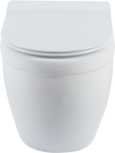 Унитаз подвесной Aquanet Glide-W безободковый с микролифтом