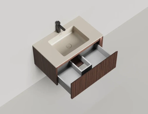 Тумба под раковину Salini Domino 80 см 27D208ONF подвесная любой RAL