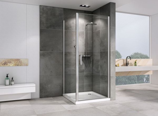 Душевой уголок 90x100 ABBER Sonnenstrand AG04090-S100 профиль хром стекло прозрачное Душевой уголок 90x100 ABBER Sonnenstrand AG04090-S100 профиль хром стекло прозрачное