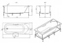 Ванна акриловая Roca BeCool 180x80 прямоугольная ZRU9302782 Ванна акриловая Roca BeCool 180x80 прямоугольная ZRU9302782
