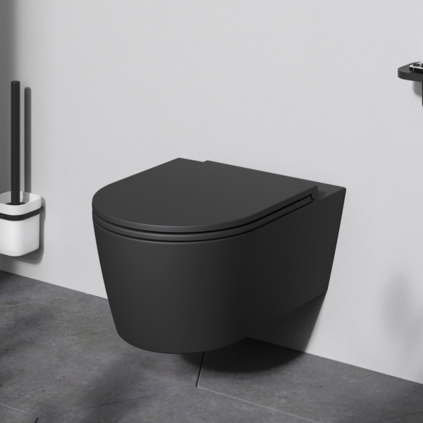 Унитаз подвесной AM.PM Func C8F1701MBSC безободковый с микролифтом