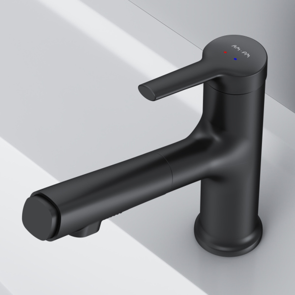 Смеситель для раковины Am.Pm X-Joy черный матовый