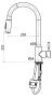 Смеситель для кухни  BelBagno NOVA BB-LAM31A-IN хром матовый Смеситель для кухни  BelBagno NOVA BB-LAM31A-IN хром матовый