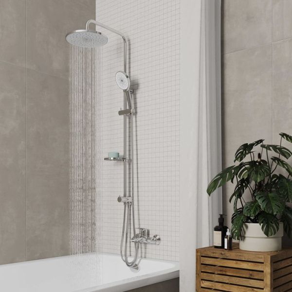 Душевой гарнитур с тропической лейкой Milardo Ideal Spa ILSSB3FM76 хром Душевой гарнитур с тропической лейкой Milardo Ideal Spa ILSSB3FM76 хром