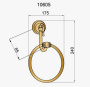 Держатель для полотенца Boheme BAROCCO 10652 Держатель для полотенца Boheme BAROCCO 10652
