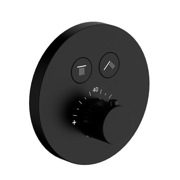 Душевая система со смесителем AQUAme AQM8403MB черная матовая Душевая система со смесителем AQUAme AQM8403MB черная матовая