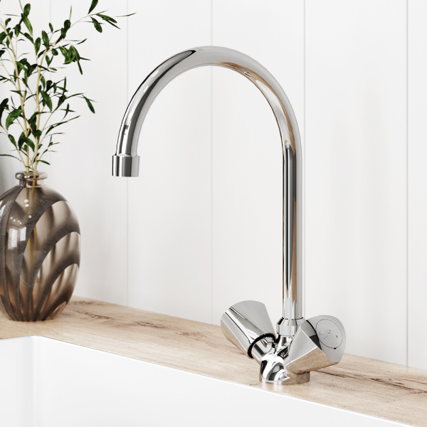 Смеситель для кухонной мойки RedBlu by Damixa Object 340000000 хром глянцевый