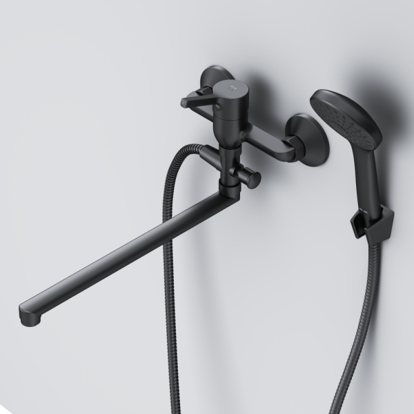 Смеситель для ванны Am.Pm X-Joy S F85B90122 черный матовый