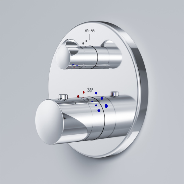 Встраиваемый смеситель с термостатом Am.Pm Like F8075600 хром глянцевый