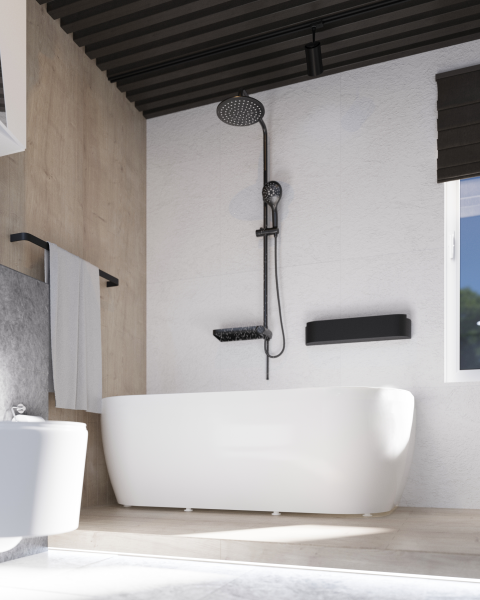 Ванна акриловая Radomir Вальс Макси 180x80 1-01-0-0-1-188 белая пристенная с каркасом