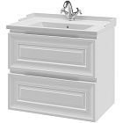 Тумба под раковину Caprigo Ponza 70 см 13520-В231 подвесная белая