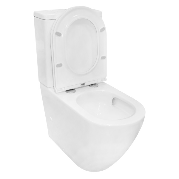 Унитаз-компакт Azario Grado AZ-2141 UQ1 безободковый с микролифтом