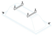 Ножки к каркасу для ванны Cezares LEG-KIT-150