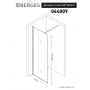 Душевая стенка BERGES  SKY BLACK 900 Душевая стенка BERGES  SKY BLACK 900