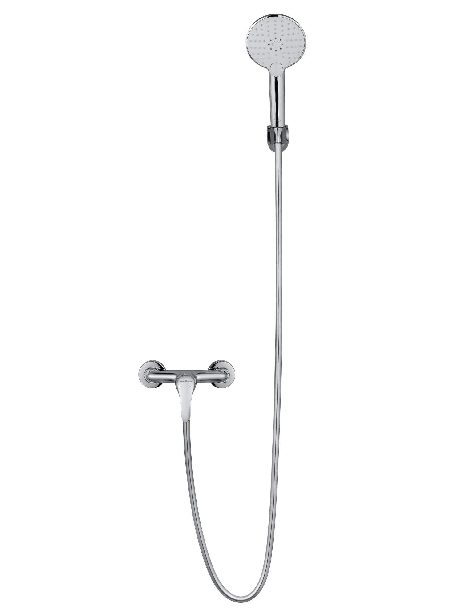 Смеситель для душа с гарнитуром Wonzon & Woghand WW-4540-CR хром глянцевый